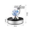Solar-Powered Rotating Car Air Freshener & Perfume Ornament - Long-Lasting Odor Removal