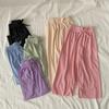 Girls' Ice Silk Wide Leg Pants Summer Korean Children's Loose Pants Baby Elastic Casual Pants