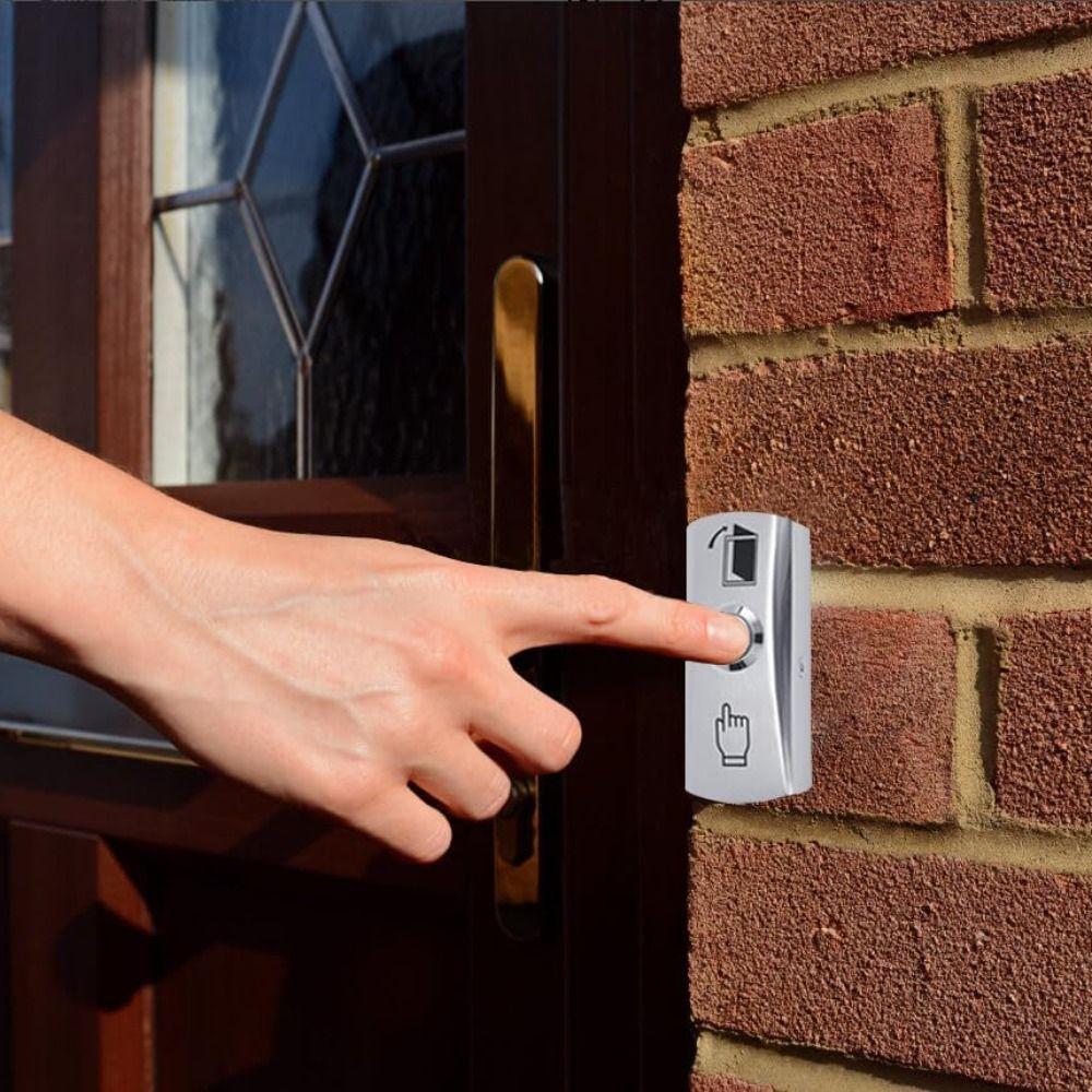 Zinc Alloy Access Control Button Waterproof Door Exit Button Professional Door Opening Switch Gate