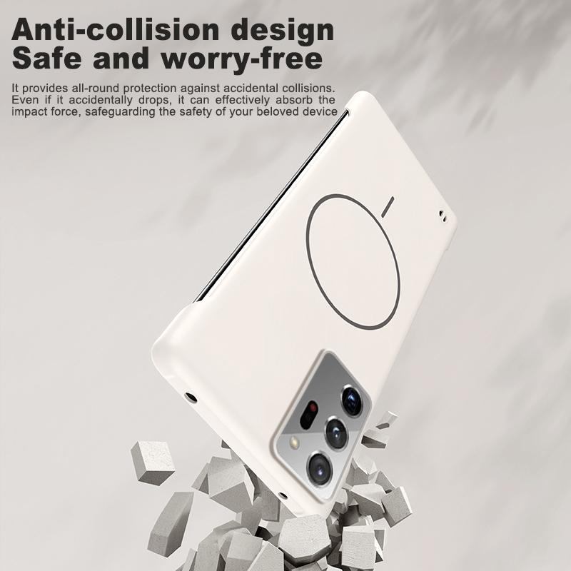 For Magsafe Frameless Magnetic Wireless Charging Phone Case For Samsung Galaxy Note 20 Ultra Note20Ultra Slim Hard Back Cover