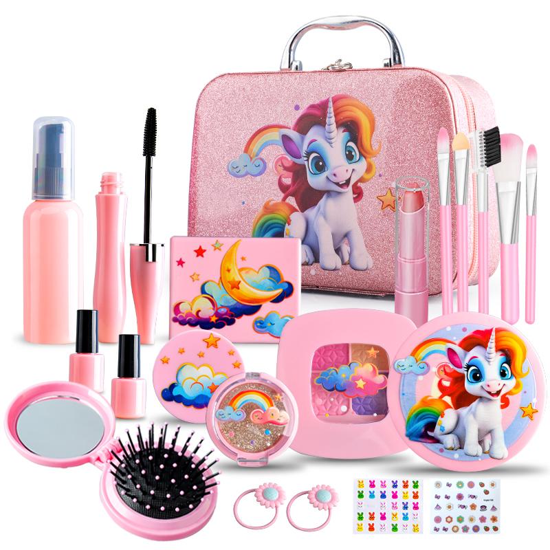 Children'S Cosmetics Toy Dressing Table Box Set Lipstick Princess Girl