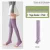 Women's Solid Color Over-the-Knee Yoga Socks - Warm, Autumn/Winter Leg Warmers, Slouch Pilates Fitness Socks