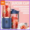 Xiaomi Liquidificador portátil Garrafa Elétrica 6 Lâminas Multifuncional Liquidificador de Sucos Suco Fresco Liquidificador de Smoothie Ice CrushCup Processador de Alimentos
