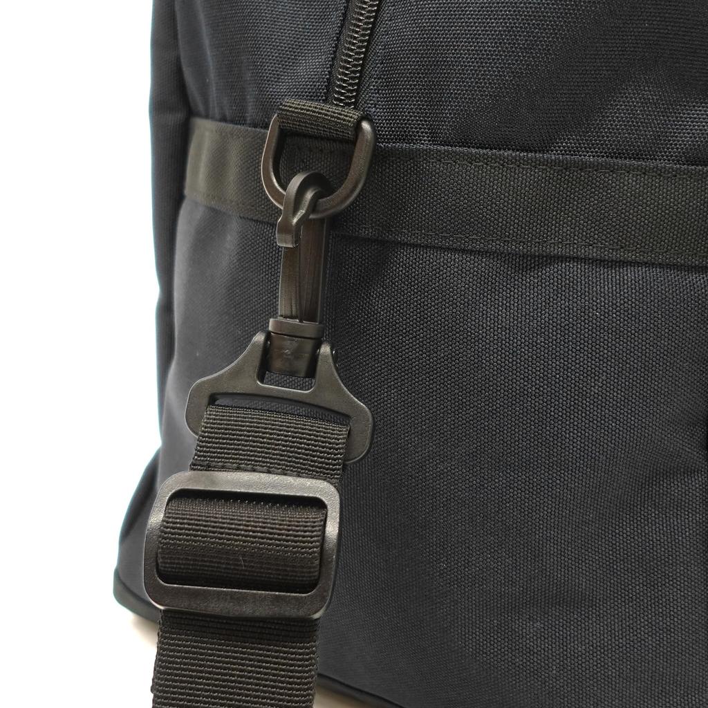 Boston Large Gym Black [Outdoor Products] Bag, 2-Way, Capacity, 40L, Travel, Bag, Luminous, Metal-Like Zipper,