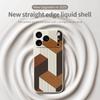 Geometric Wooden Phone Cases For iPhone 17 Pro Max 17 Air 16 15 14 13 12 11 Pro Max XS Max 7 8 Plus 16e 16 Plus TPU Cover Coque
