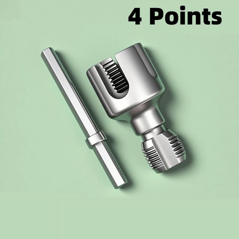 Pipe Thread Cutting Tool Water Pipe Inner Outer Integrated Wire Cutter Pipe Thread Tool Electric Drill 4/6 Points Water Pipe