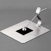 Flat Paper Towel Holder Stainless Steel Business Name Card Clip Decoration Office Supplies