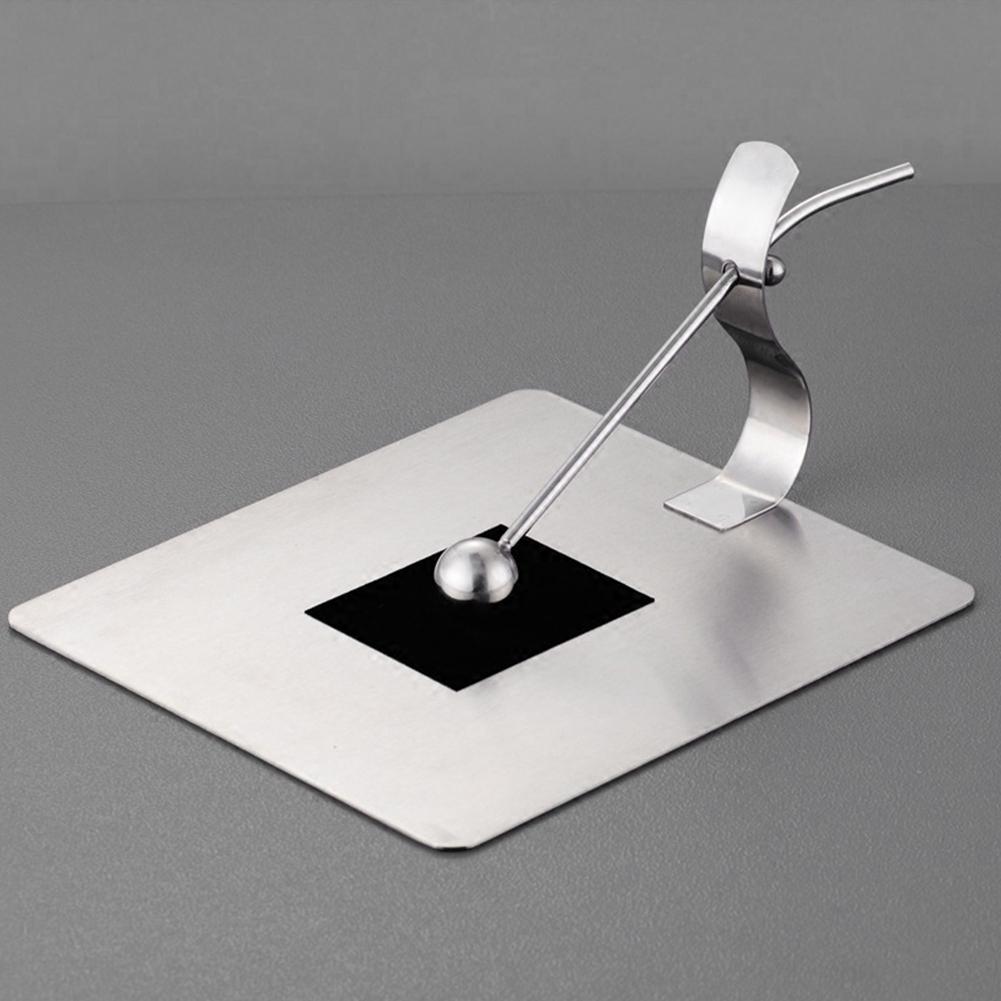 Flat Paper Towel Holder Stainless Steel Business Name Card Clip Decoration Office Supplies