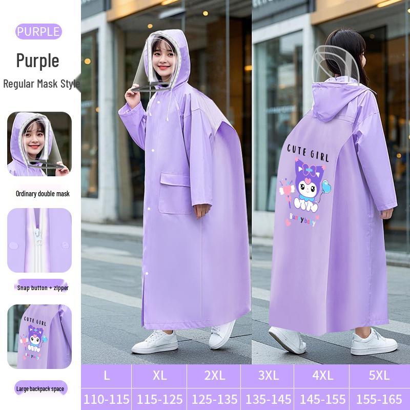 Imperméable intégral pour enfants pour l'école - Garçons et filles