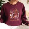 Tis The Season To Be Creepy Halloween Sweatshirt Funny Halloween Sweatshirts Women Graphic Hoodies Long Sleeve Casual Pullovers