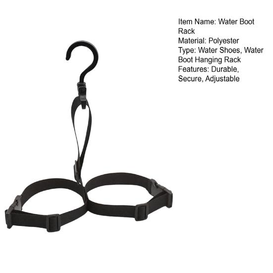 Fishing Wader Boot Hanger Adjustable Strap Storage Drying Hanger Rack