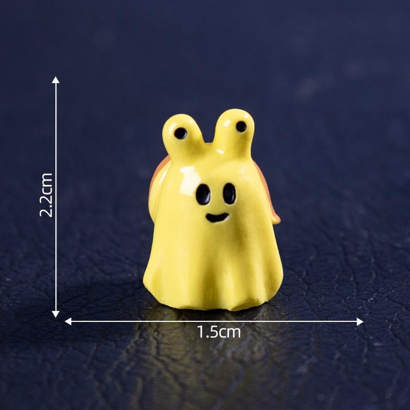 10PCS Originality Shoe Charms Set Accessories Hole Shoe Buckle for Resin Cute Halloween Ghost DIY 3D Shoe Decorations Party Gift