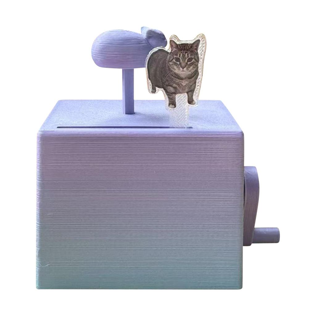 Oiiao Cat Music Box, Oia Cat Box, Funny Rotation Cat Music Box, Oiia Cat Music Box Gift For Pet Lovers