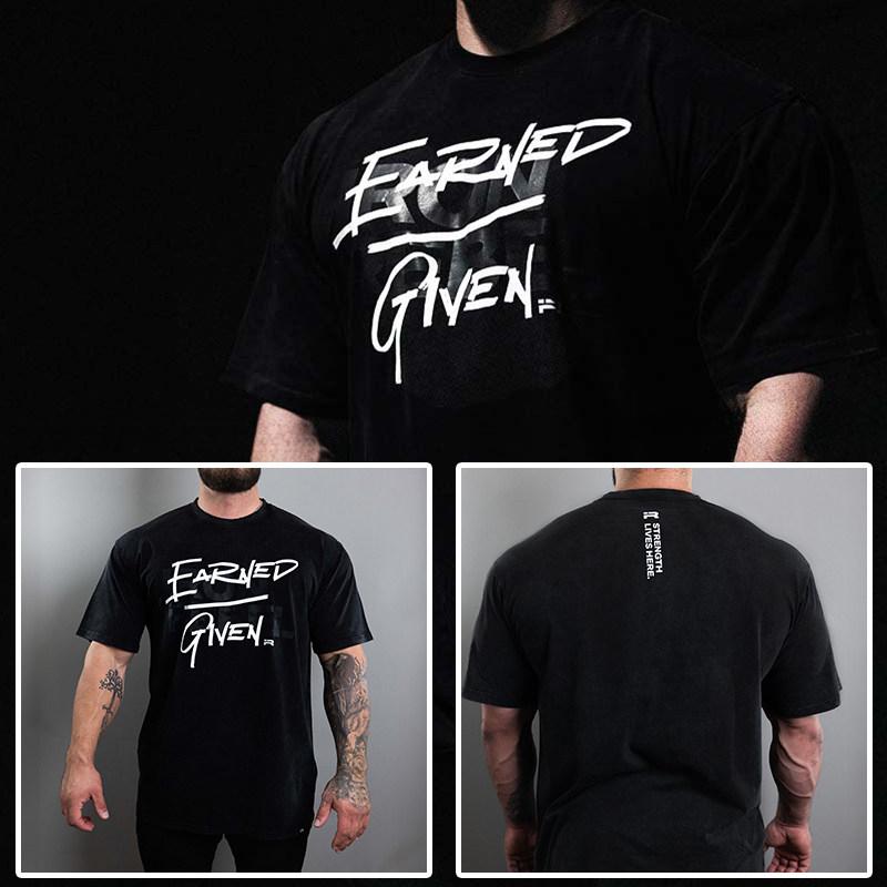 IR Iron Fitness Training Gym Casual TShirt Mens and Womens Luxury Brand Top 2026 New