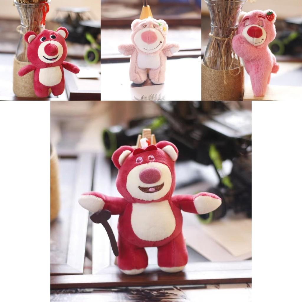 Cute Lotso Strawberry Bear Plush Pendant For Toy Story Fans
