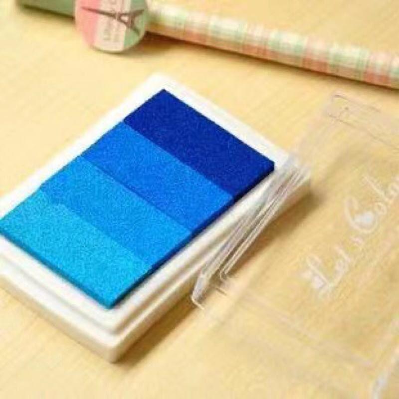 Colored Ink Pad for DIY Rubber Stamps, Children's Finger Painting, Calligraphy, and Journals