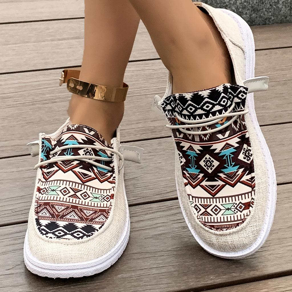 Fashion Spring and Autumn Fashion New Women Round Toe Walking Shoes Color Matching Casual Comfortable Shallow Mouth Thick Sole Sneaker