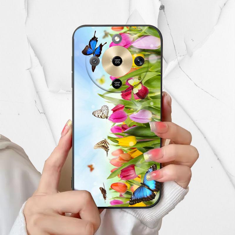For Honor X9d Case Soft TPU Phone Case For Honor Magic8 Lite Matte Back Cover For Honor X70 Shockproof Silicone Bumper Funda