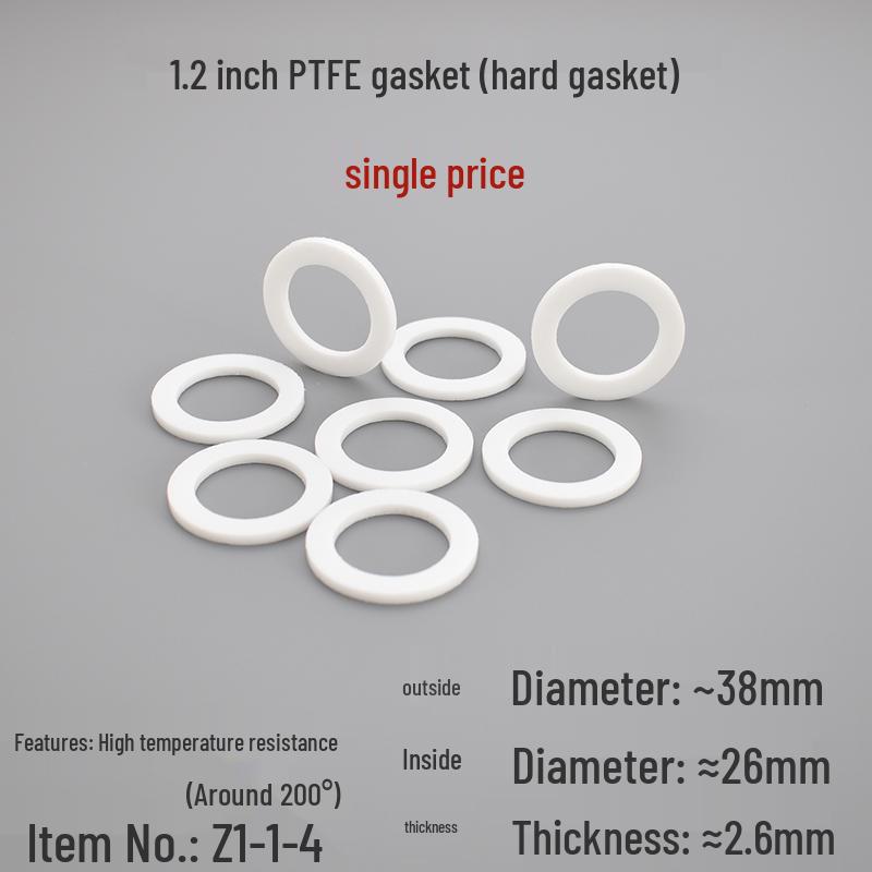Jeu de Joints Souples en Caoutchouc Silicone et Joints Durs en PTFE - Différentes Tailles Disponibles