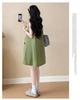 Maternity Mori Style Linen Sleeveless Dress – Loose Fit for Petite Pregnant Women