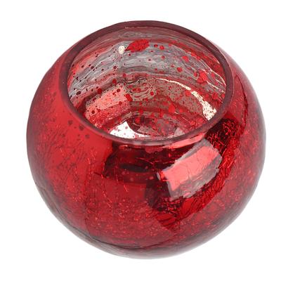 Round Glass Candle Holder Glass Tealight Votive Holder for Wedding Party Restaurant Home Decoration