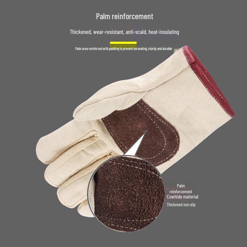 Thickened Palm Canvas Work Gloves