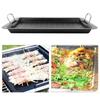 Non-stick Grill Pan Frying Plate Barbecue BBQ Party Buffet Camping Picnic Cookware