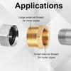 Brass Brass Hex Bushing 1/8 1/4 3/8 1/2 3/4 Water Gas Adapter Coupler Reducer Pipe Fitting