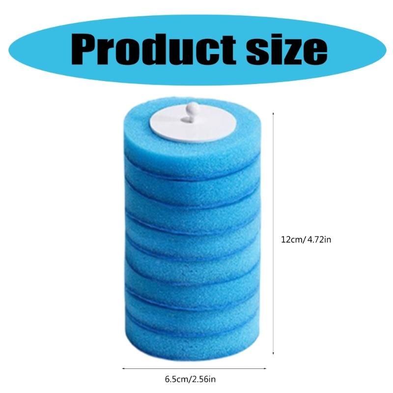 oilet Brush Heads with Build In Detergent Hygienic Toilet Cleaning Tool Simple to Use for Effective Bathroom Maintenance