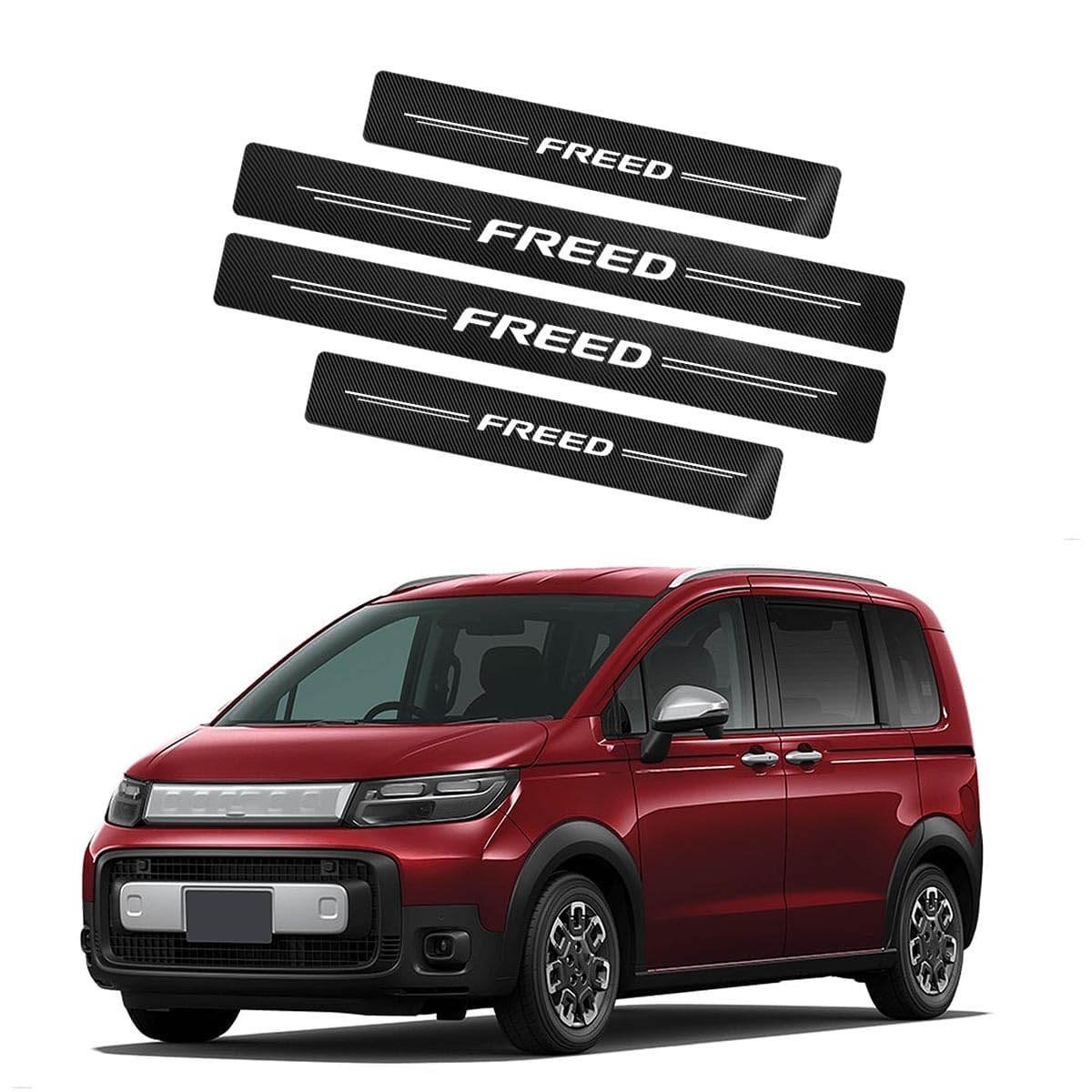 

XYHGM Защитные накладки на пороги для новейшей серии Honda Freed GT третьего поколения, кожаный салон, накладки на пороги, боковые подножки, интерьер, прочные, вода, грязь, царапины