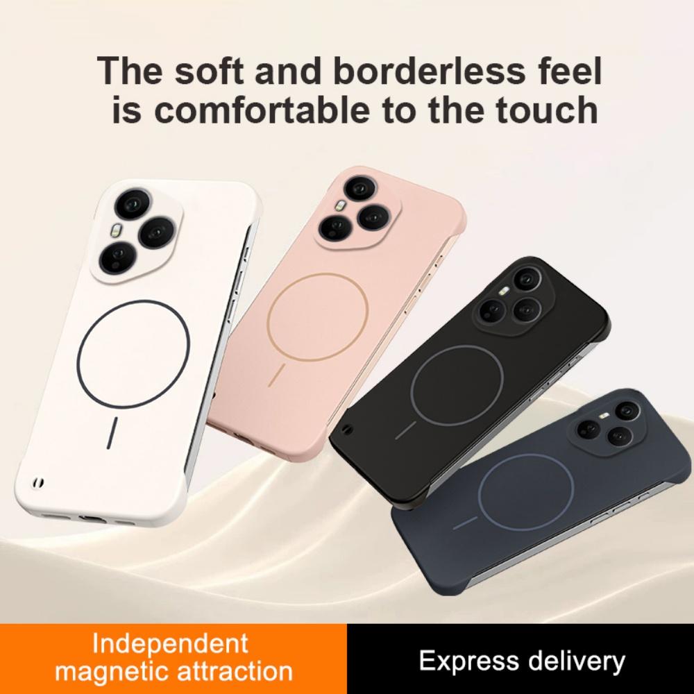 Frameless For Magsafe Magnetic Phone Case For Honor 500 400 300 Magic 8 7 Pro Ultra Wireless Charge Non-Slip Bumper Cover