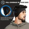 Winter Warmer Headband Breathable Windproof Sweatband Fleece Ear Cover Warmer Outdoor Sports Cycling Running Elastic Headwear