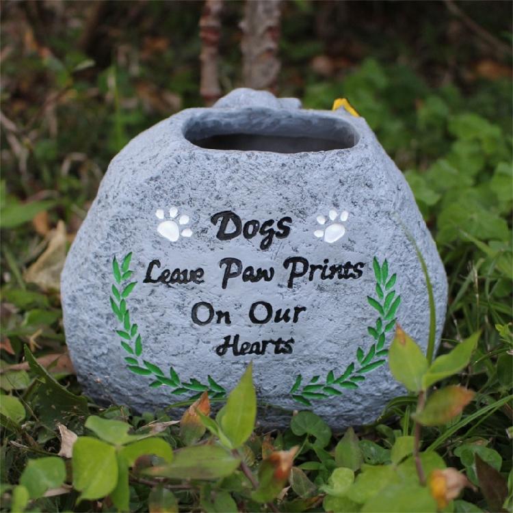 Fashionable Pet Memory Plant Hold Commemorative Flower Hold Resins for Outdoor