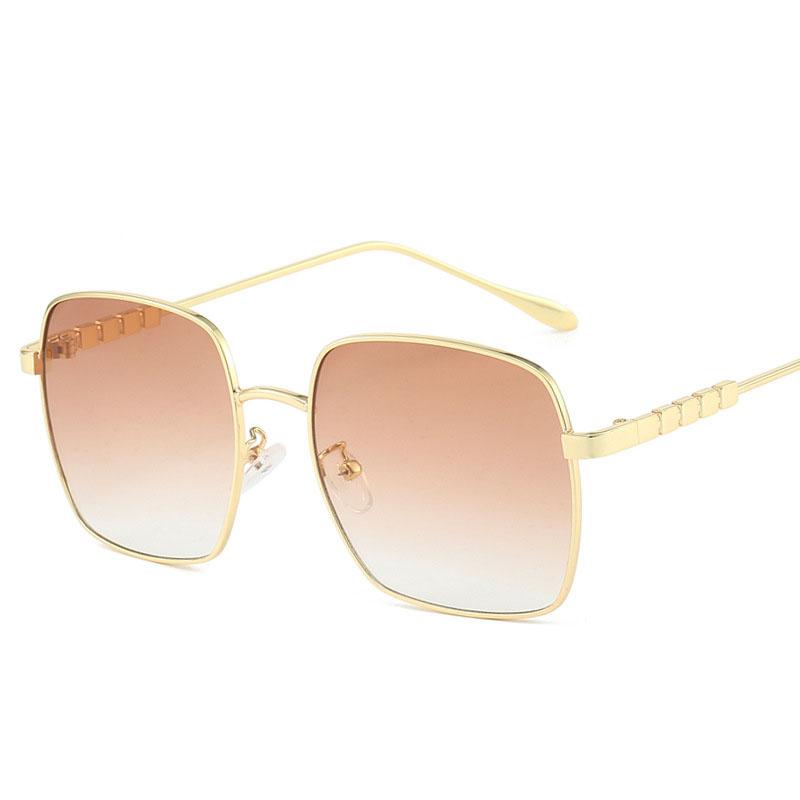 Vintage Retro Style Female Sunglasses Square Shape Alloy Frame Sun Glasses Women Seaside Travelling Women's Glasses
