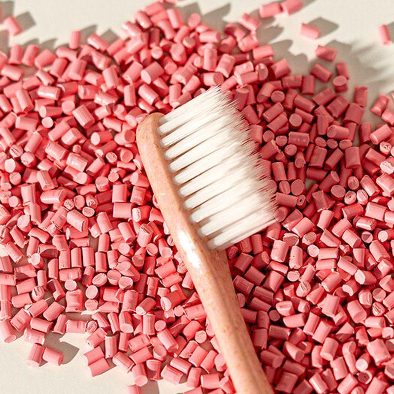 

Soduwi Wood Chip Double-Sided Fine Bristle Toothbrush Spring Love Cherry Blossom Pink x 1 woodchip toothbrush pink x 1ea