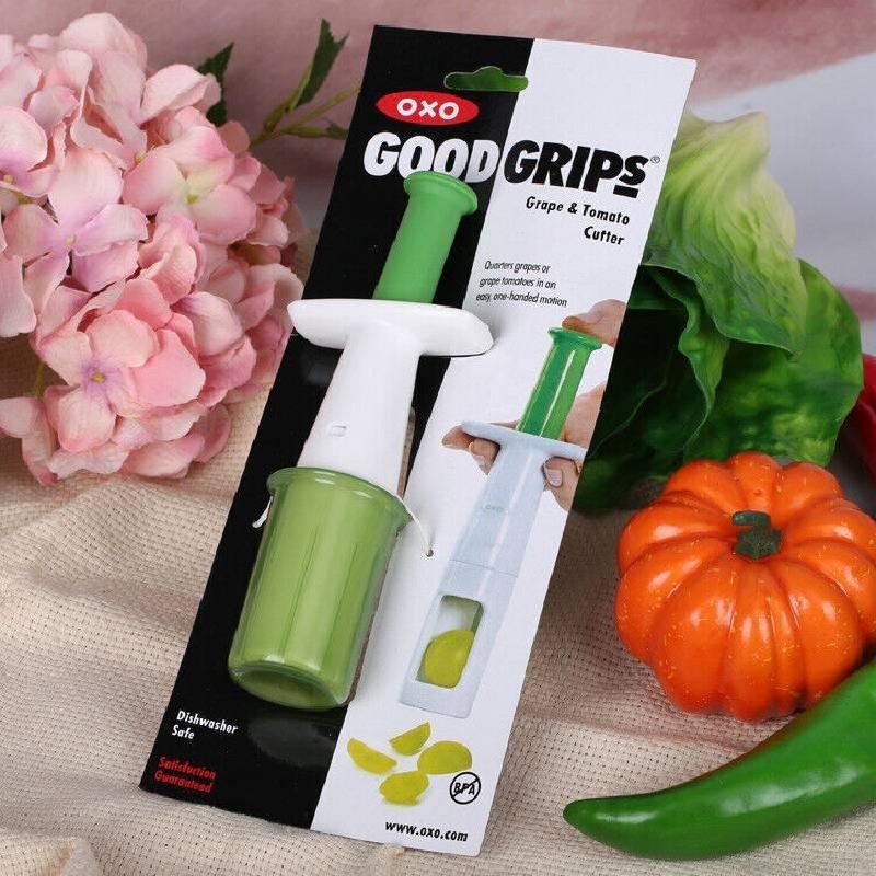 Grape Cherry Slicer Cutter Tool Auxiliary Baby Kitchen Food Fruit Vegetable