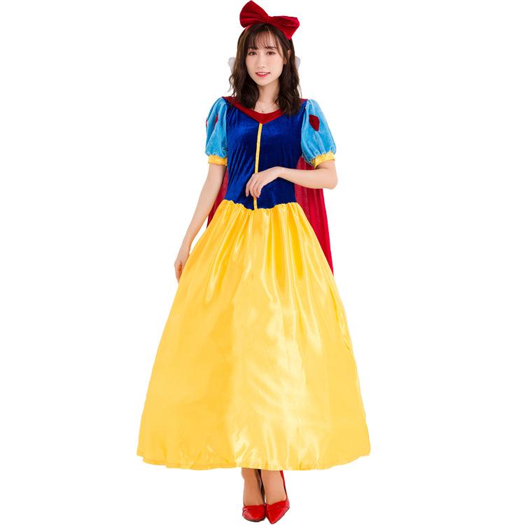 Ενηλίκων Κοστούμι Χιονάτης για Cosplay Αποκριάτικο για Σκηνική Παράσταση