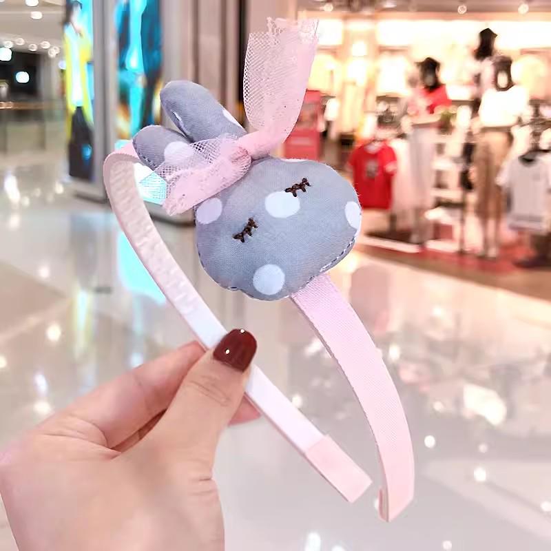 2024 Korean Green Headband & Hairpin for Girls - Trendy Douyin Style High-Value Headdress for Kids