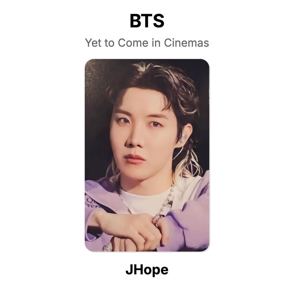 BTS Yet to Come in Cinemas Official Photocard