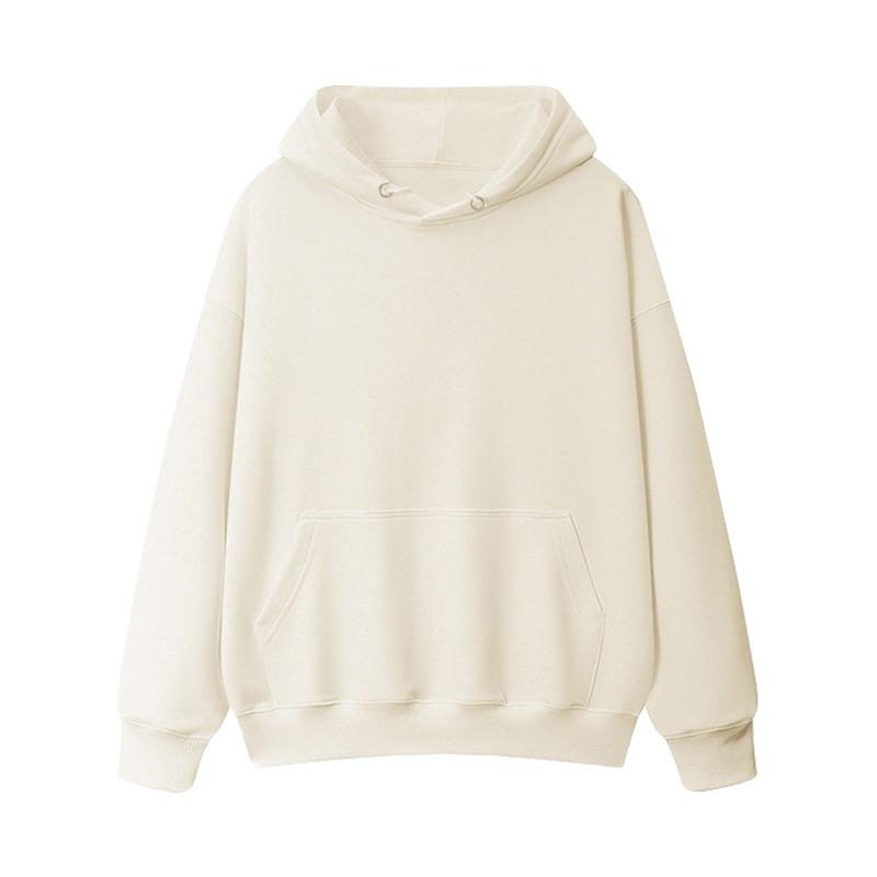 2026 Fall Winter Solid Color Hooded Sweatshirt Oversized Loose Fit Long Sleeve Pullover Women Streetwear Casual