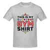 This Is My Gym Shirt Basic Tshirt Fresh Girlish Feeling Morandi Colors Cotton Tee