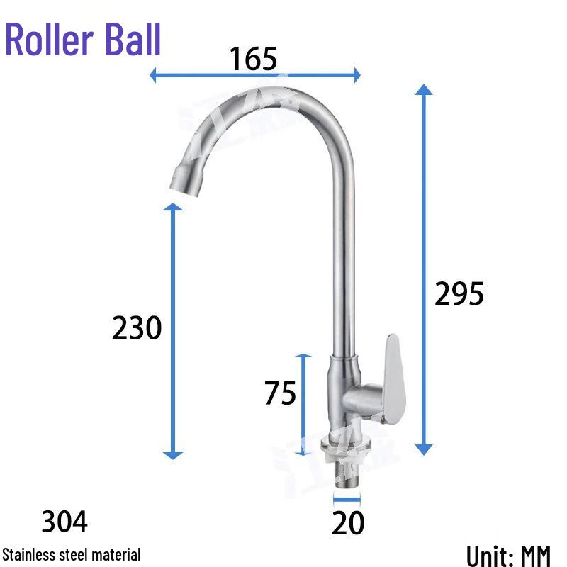 MDNG 304 Stainless Steel Kitchen Faucet