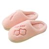 Cotton slippers women's winter new home cotton drag couple velvet warm bag head cotton shoes non-slip wool slippers