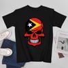 Mehr Design Osttimor Flagge Unisex T-Shirt Tees T-Shirt Rundhals T-Shirts Unisex Jungen Kleidung 100% Baumwolle