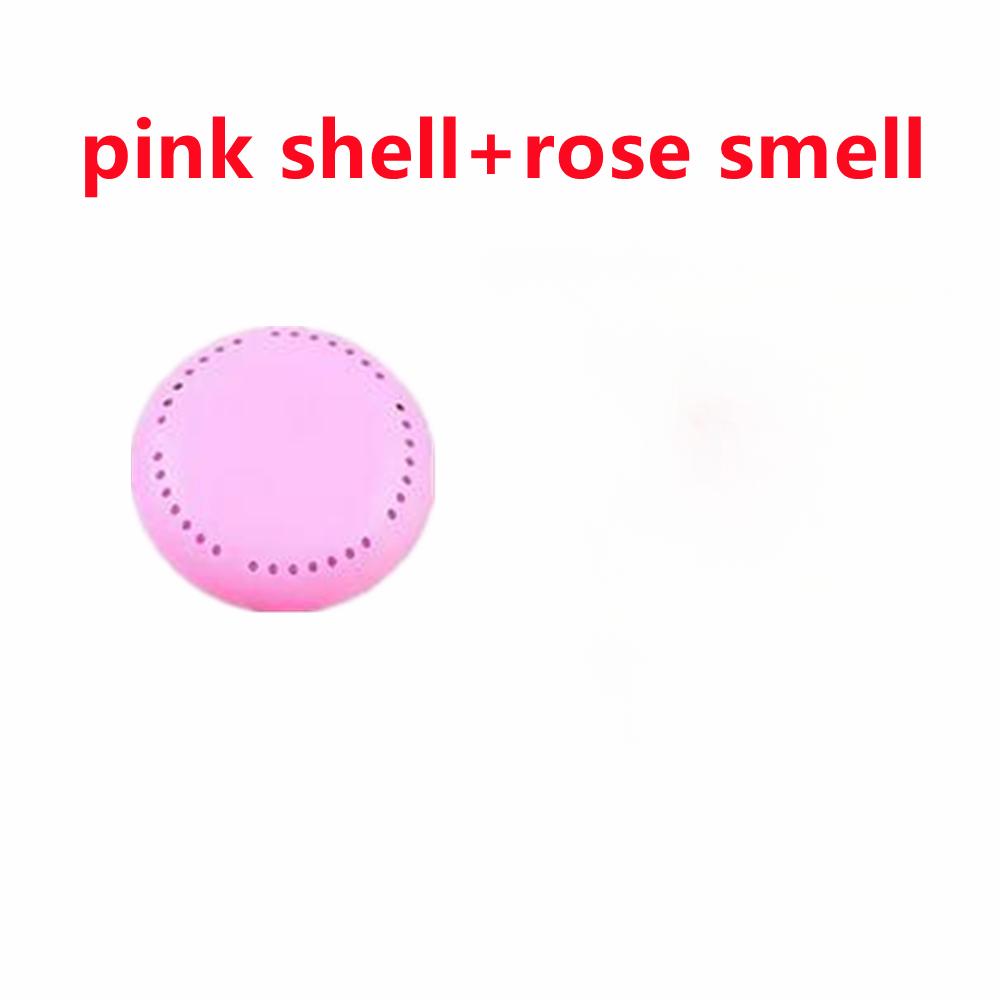 

2 шт., ароматерапевтический аромат, стойкий дезодоратор, принадлежности для ванной комнаты, шкаф для спальни, автомобильный домашний туалетный дезодорант, однотонный круглый освежитель розовый