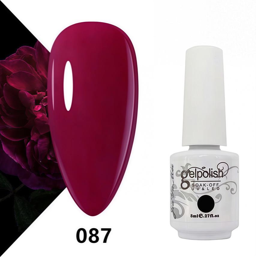 Amber Gel Polish Set: Gel Polish Manicure Kit with Whitening, Base Coat, and Sealer.