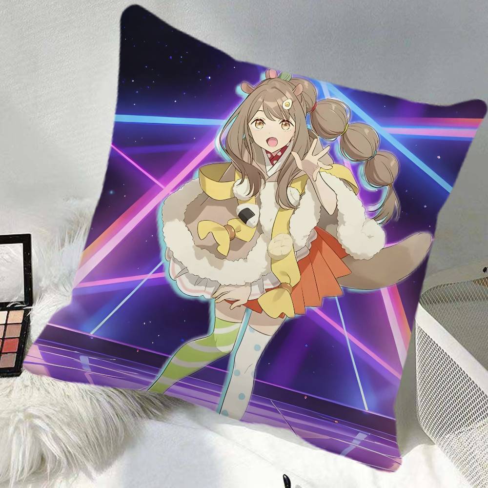 Cosmic Princess Kaguya Pillow Case Square Pillow Bedroom Sofa Leisure Comfort Cushion Car Home Decoration
