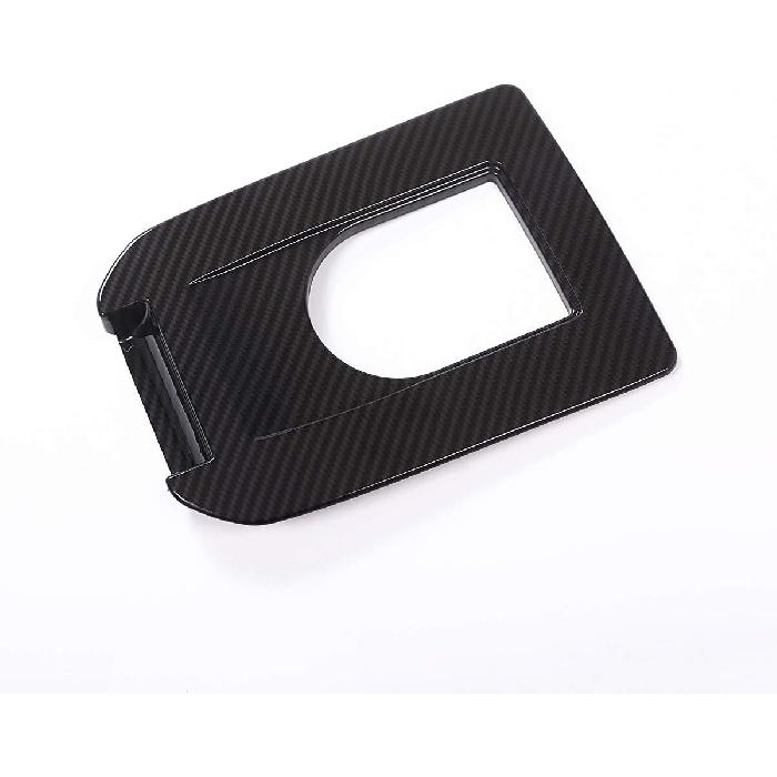 Carobon Fiber Style ABS Plastic Car Interior Gear Shift Cover Trim Sticker for Land Rover Discovery Sport 2015-2019 Auto Accessories