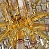 Postmodern Golden Crystal Chandelier Lighting Stainless Steel Lustre Pandent Lamp For Villa Dining Living Bedroom Deco Hanging