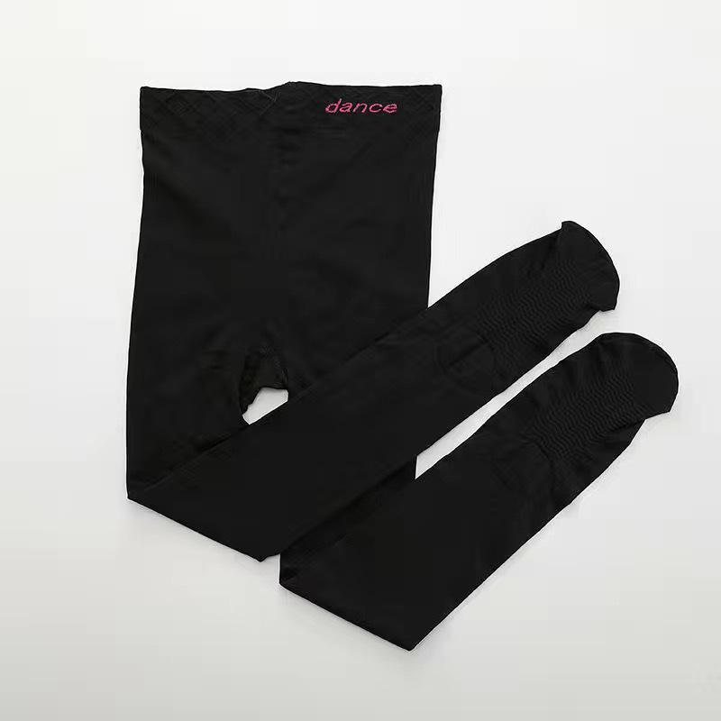 White Silk Girls' Dance Tights - Anti-Pilling, 90D, with Crotch for Exams
